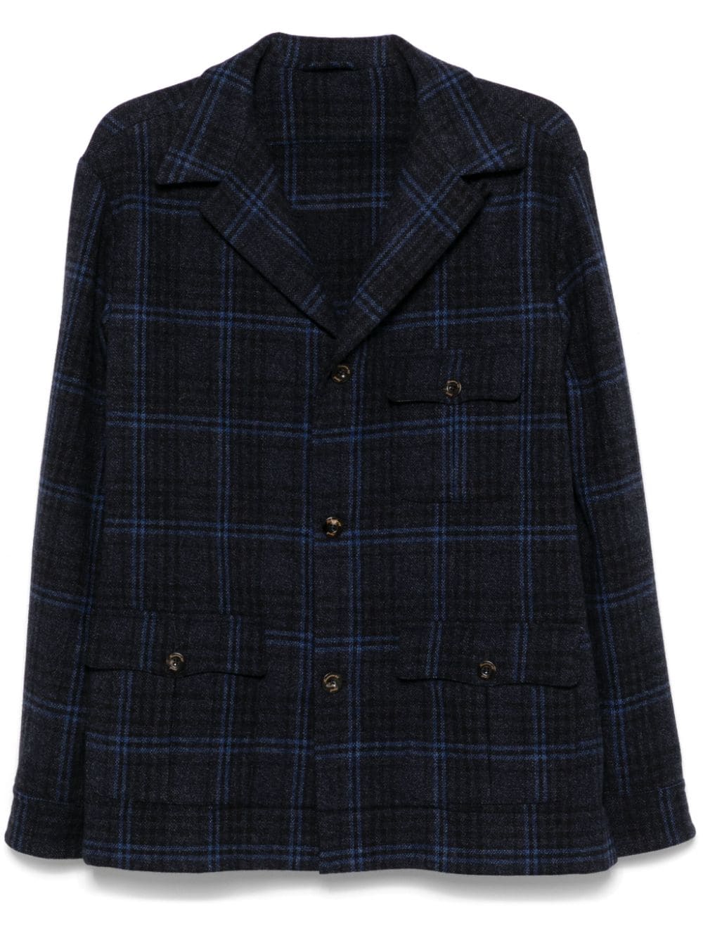 Finamore 1925 Napoli Wool single-breasted jacket