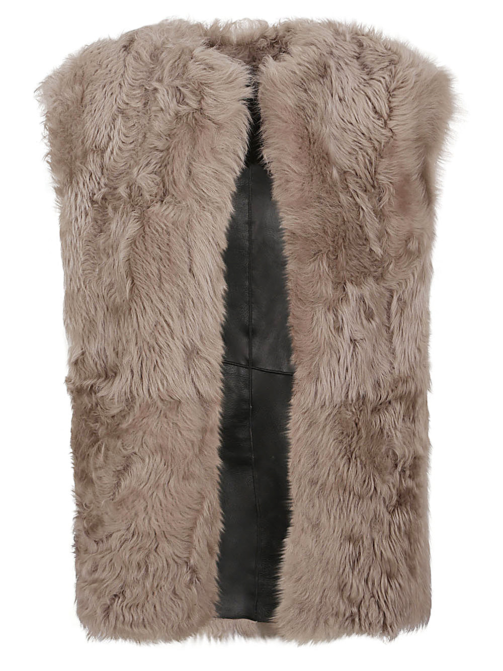 Enes Sleeveless fur coat