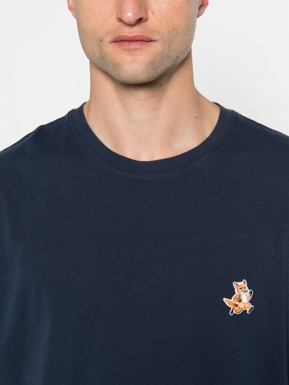 Maison Kitsuné Maison Kitsune fox motif T-shirt