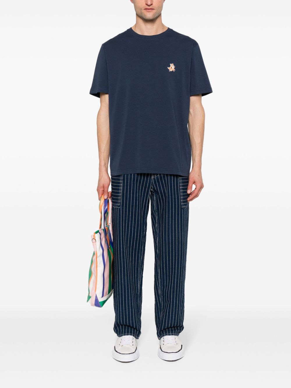 Maison Kitsuné Maison Kitsune fox motif T-shirt