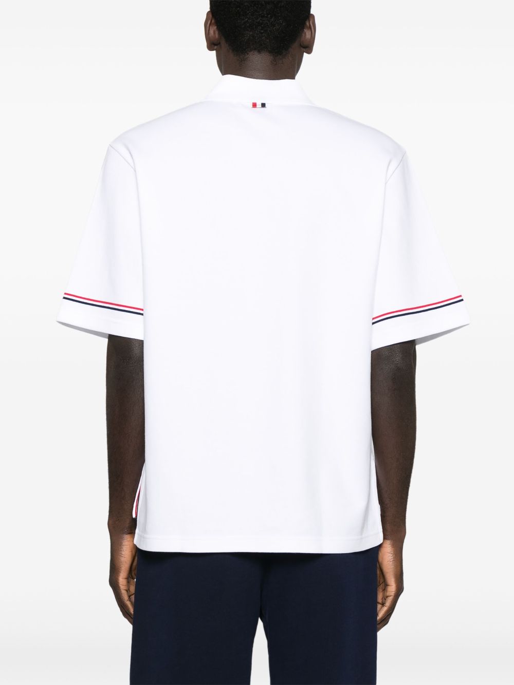 Thom Browne Rwb cotton polo shirt