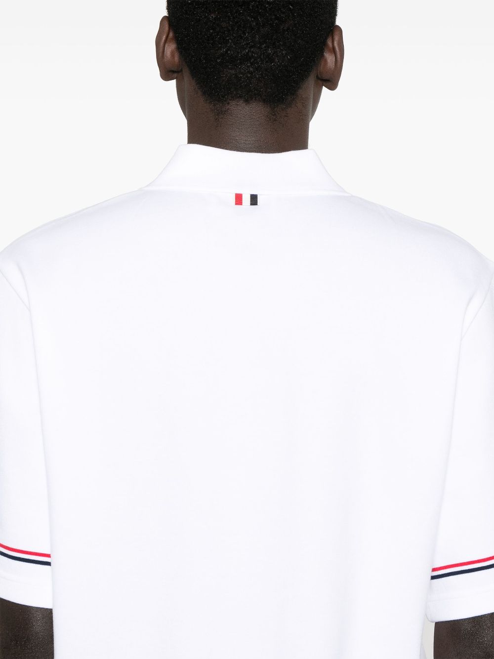 Thom Browne Rwb cotton polo shirt