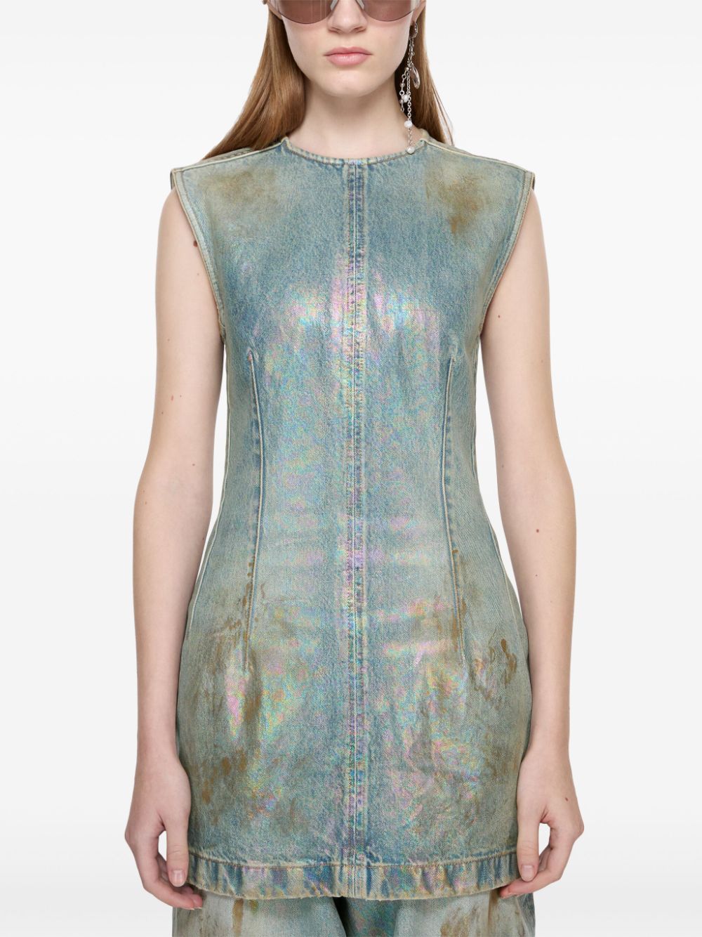Fustan prej denim të veshur Acne Studios