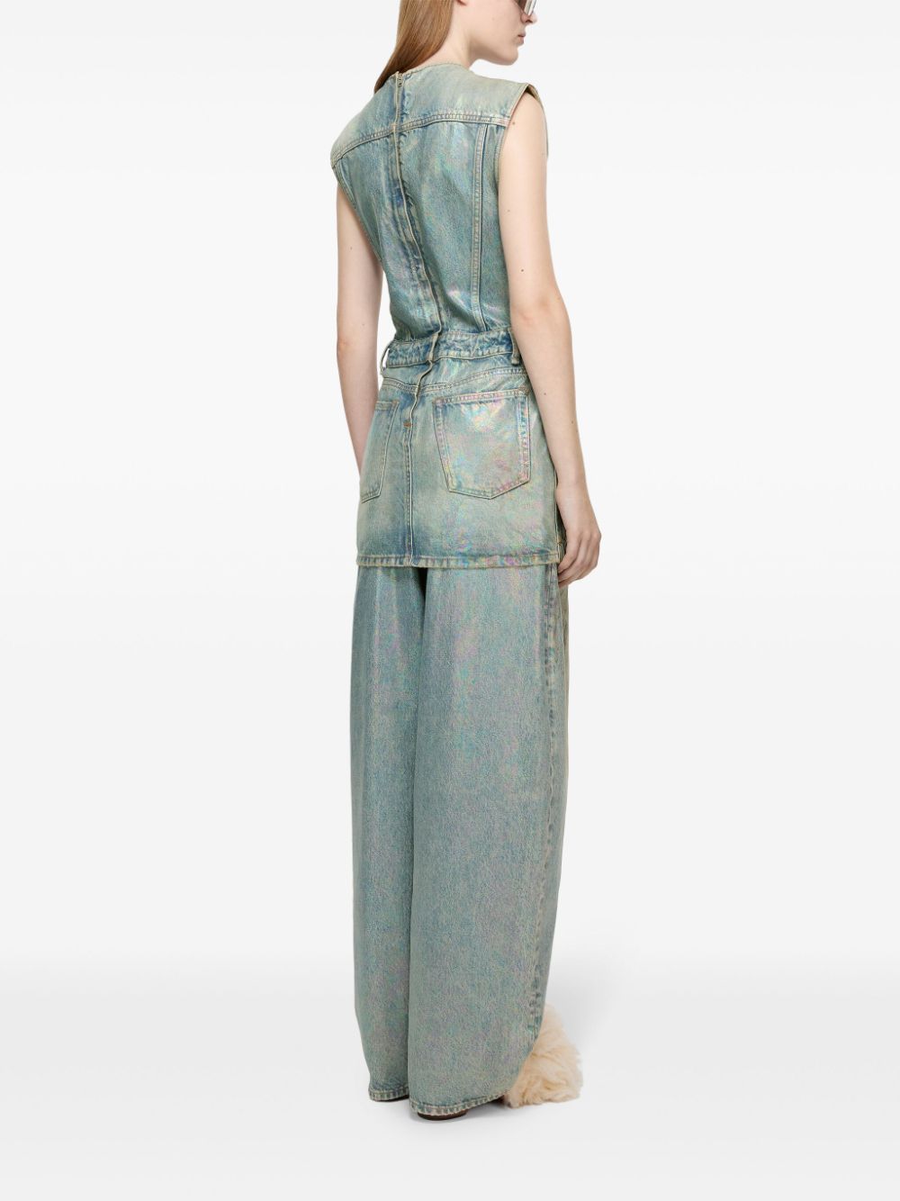 Fustan prej denim të veshur Acne Studios