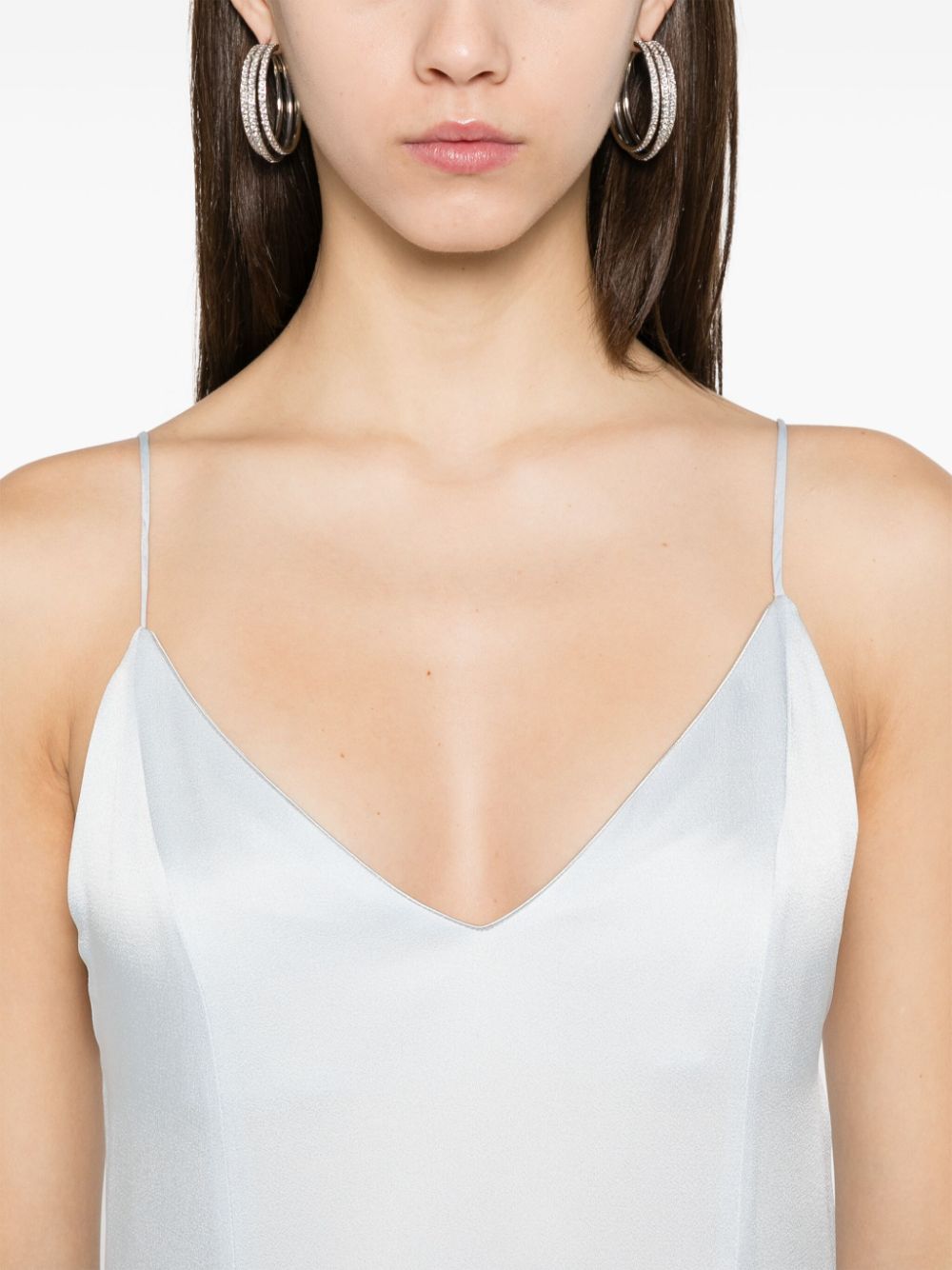 Forte Forte fustan maxi me prerje të lirë