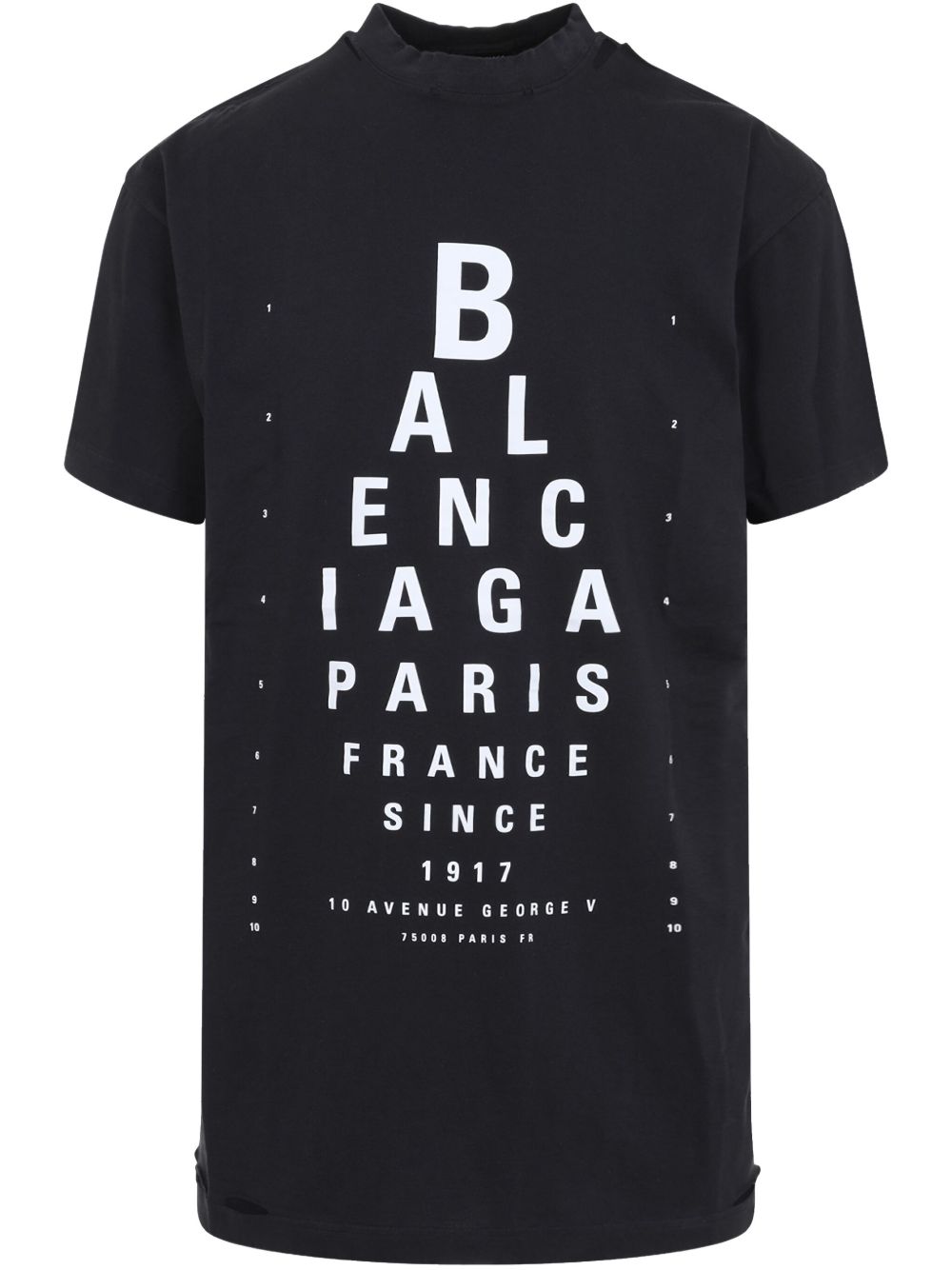 Majë me print logoje Balenciaga