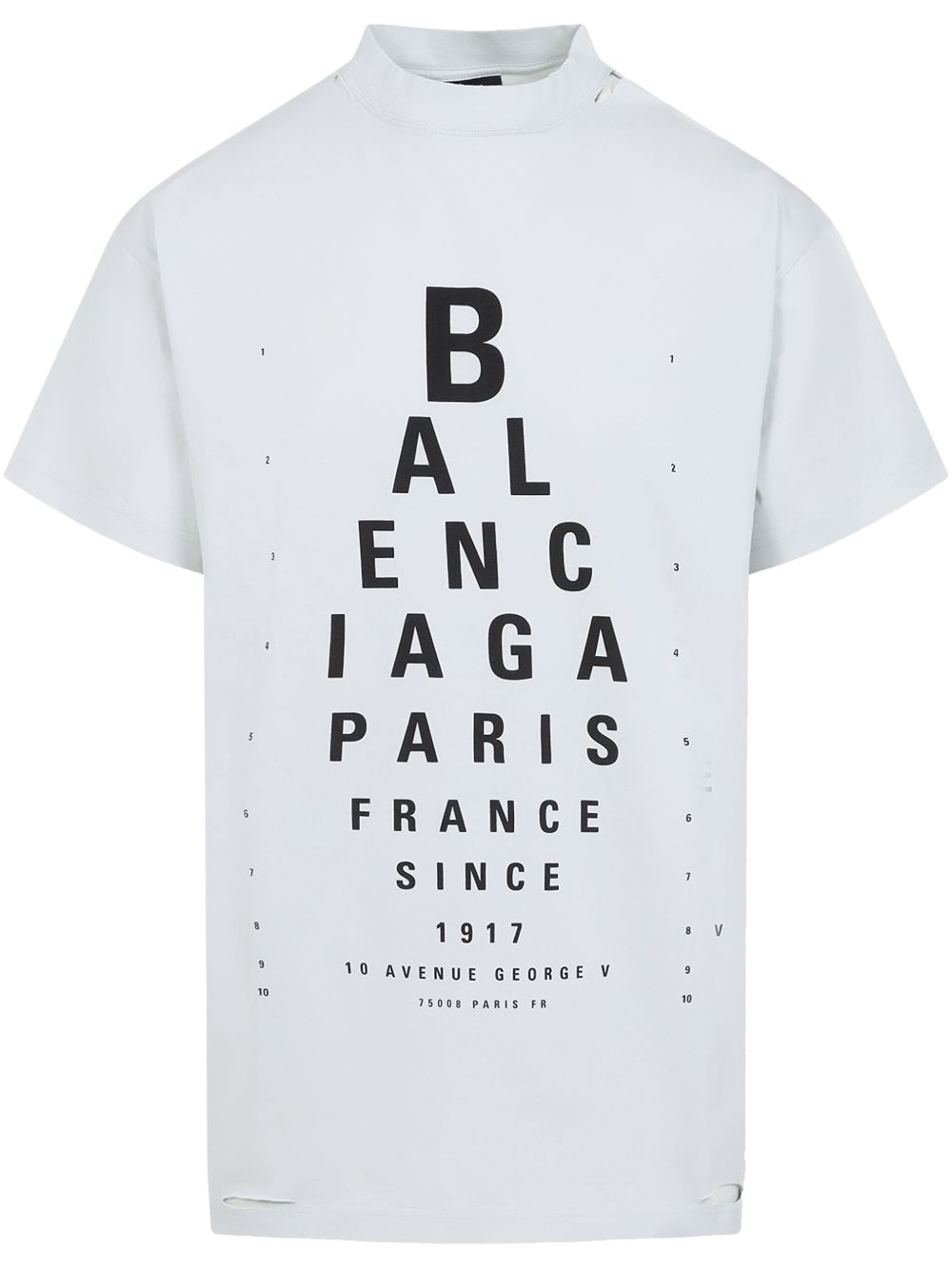 Majë me print logoje Balenciaga