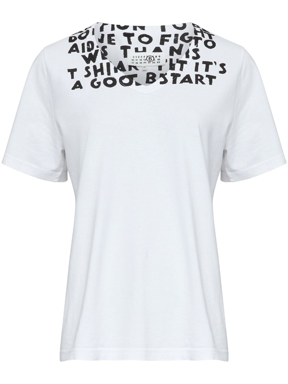 MM6 Maison Margiela T-shirt / Polo e Bardhë