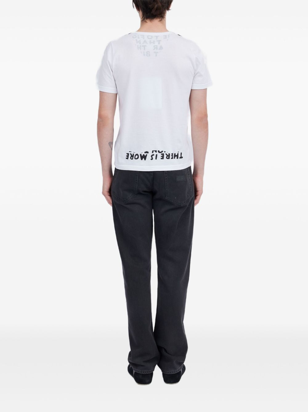 MM6 Maison Margiela T-shirt / Polo e Bardhë