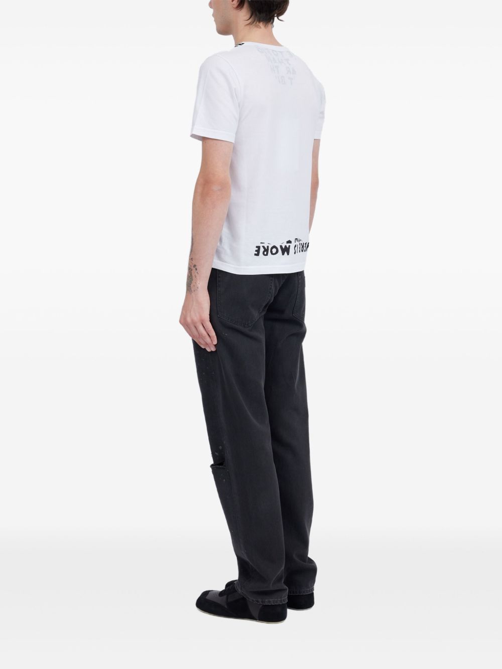 MM6 Maison Margiela T-shirt / Polo e Bardhë