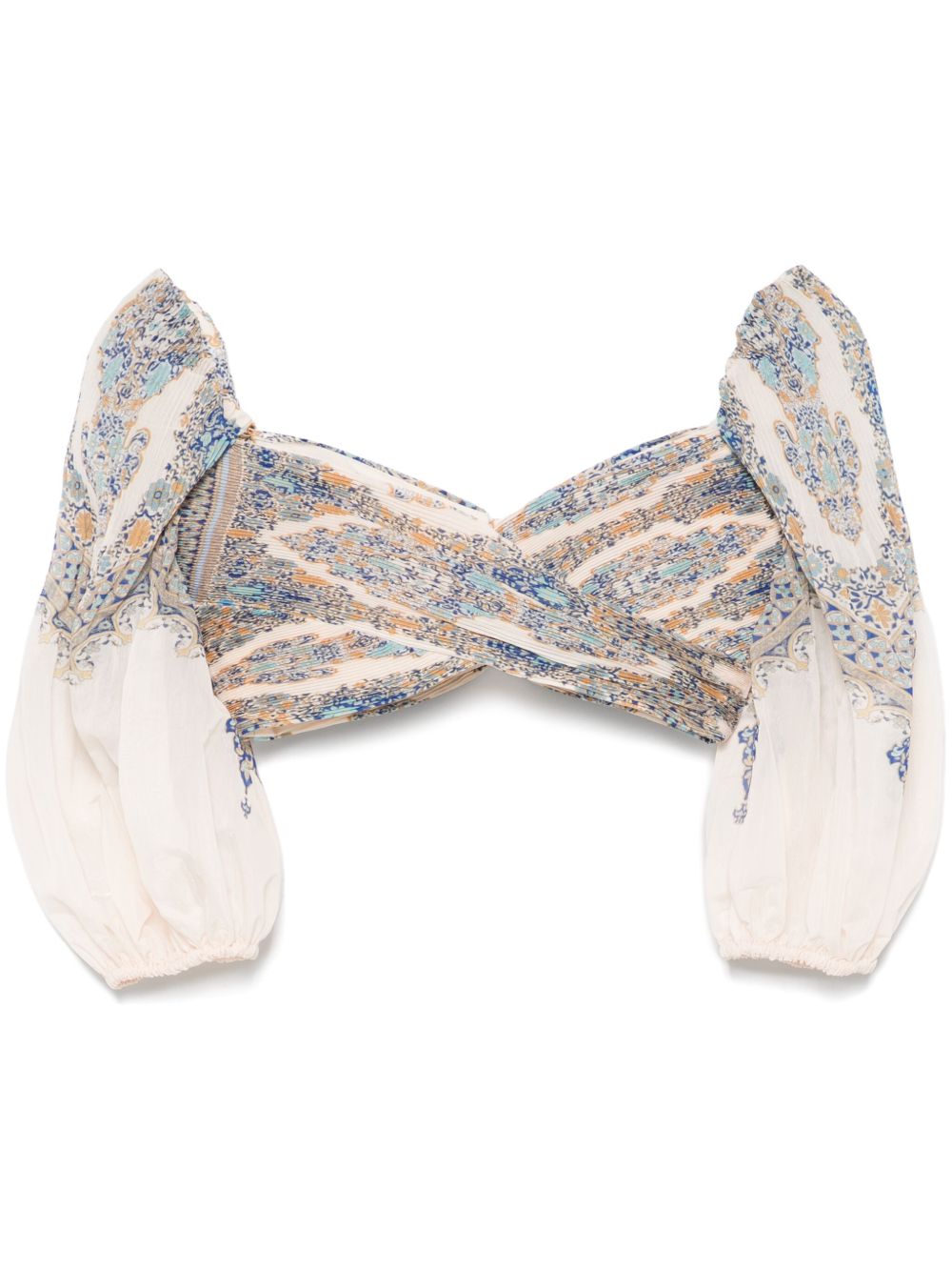 Zimmermann bluzë me dizajn të palosur Zimmerman