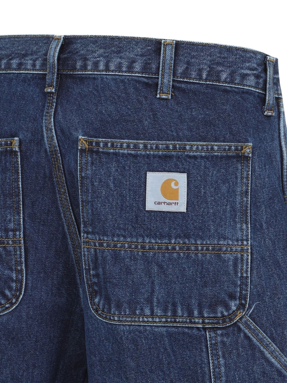 Carhartt Wip Main Carhartt WIP Double Knee denim cotton shorts