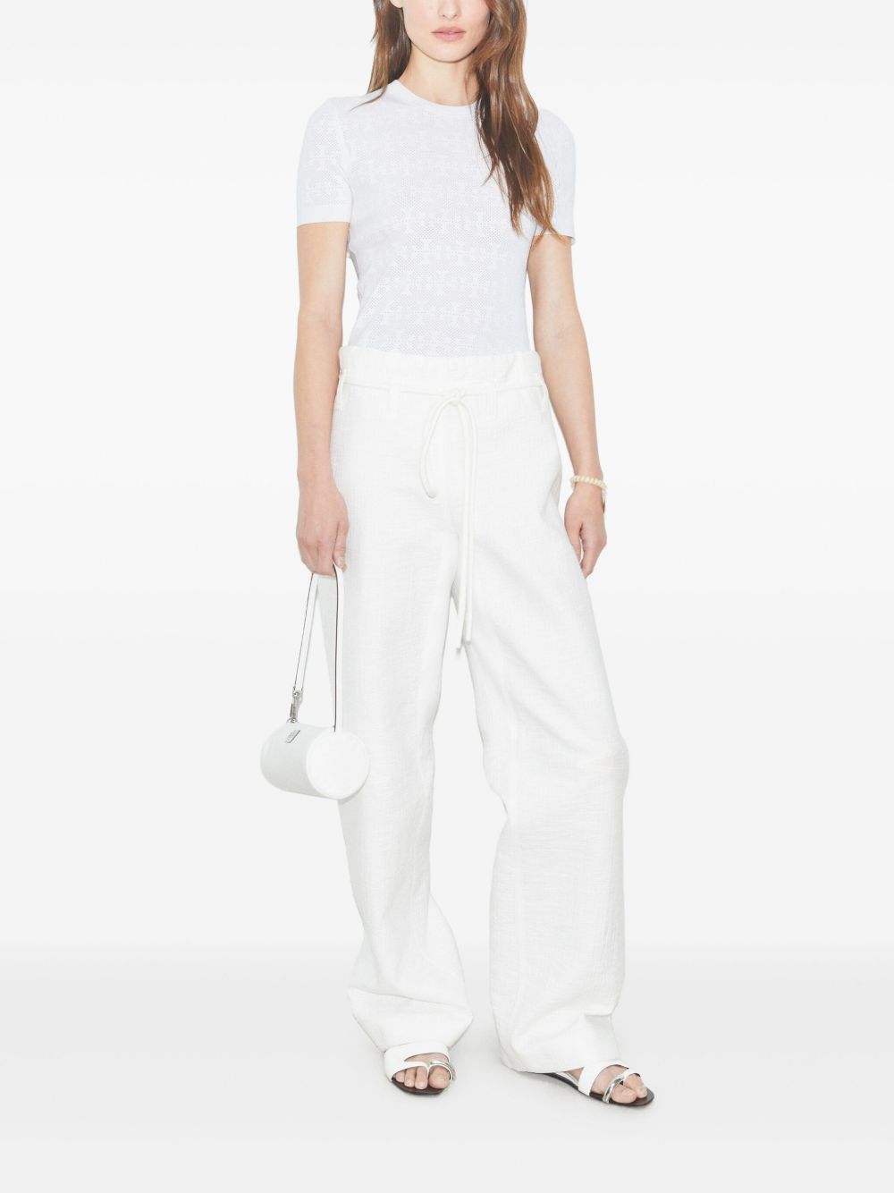 Tory Burch Fanellë / Polo e Bardhë