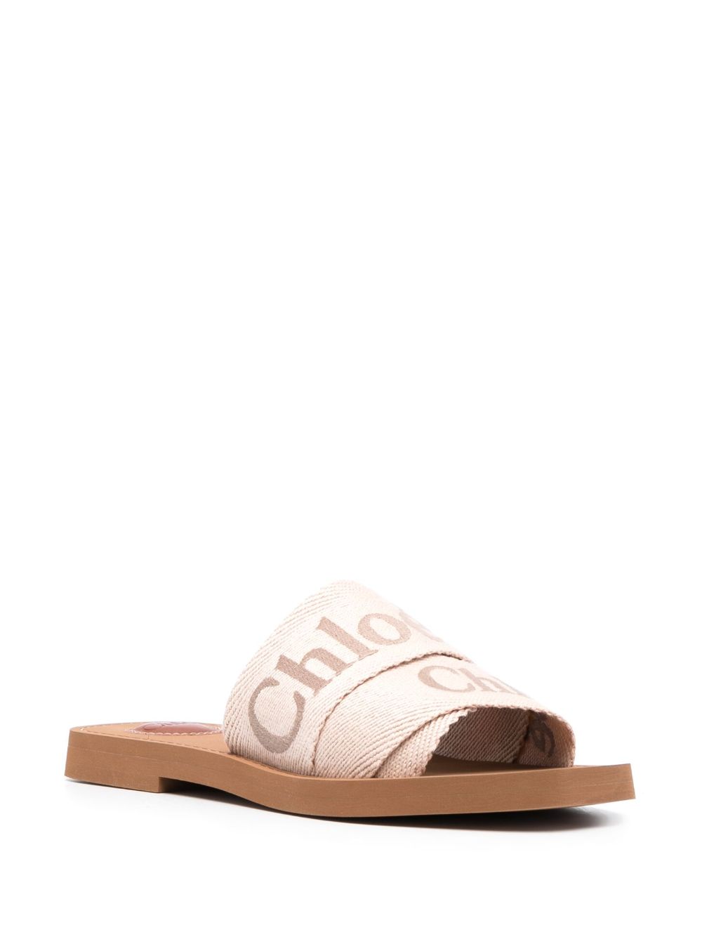 Sandale Chloé Chloè në ngjyrë bezhë
