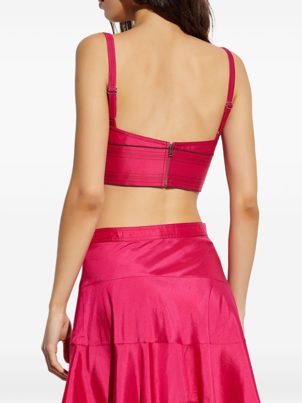 Tory Burch Bluzë në Ngjyrë Fuksia