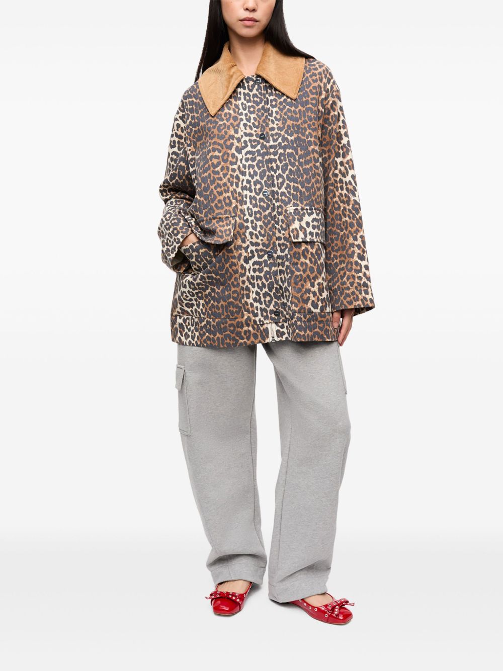 GANNI Jacket Brown