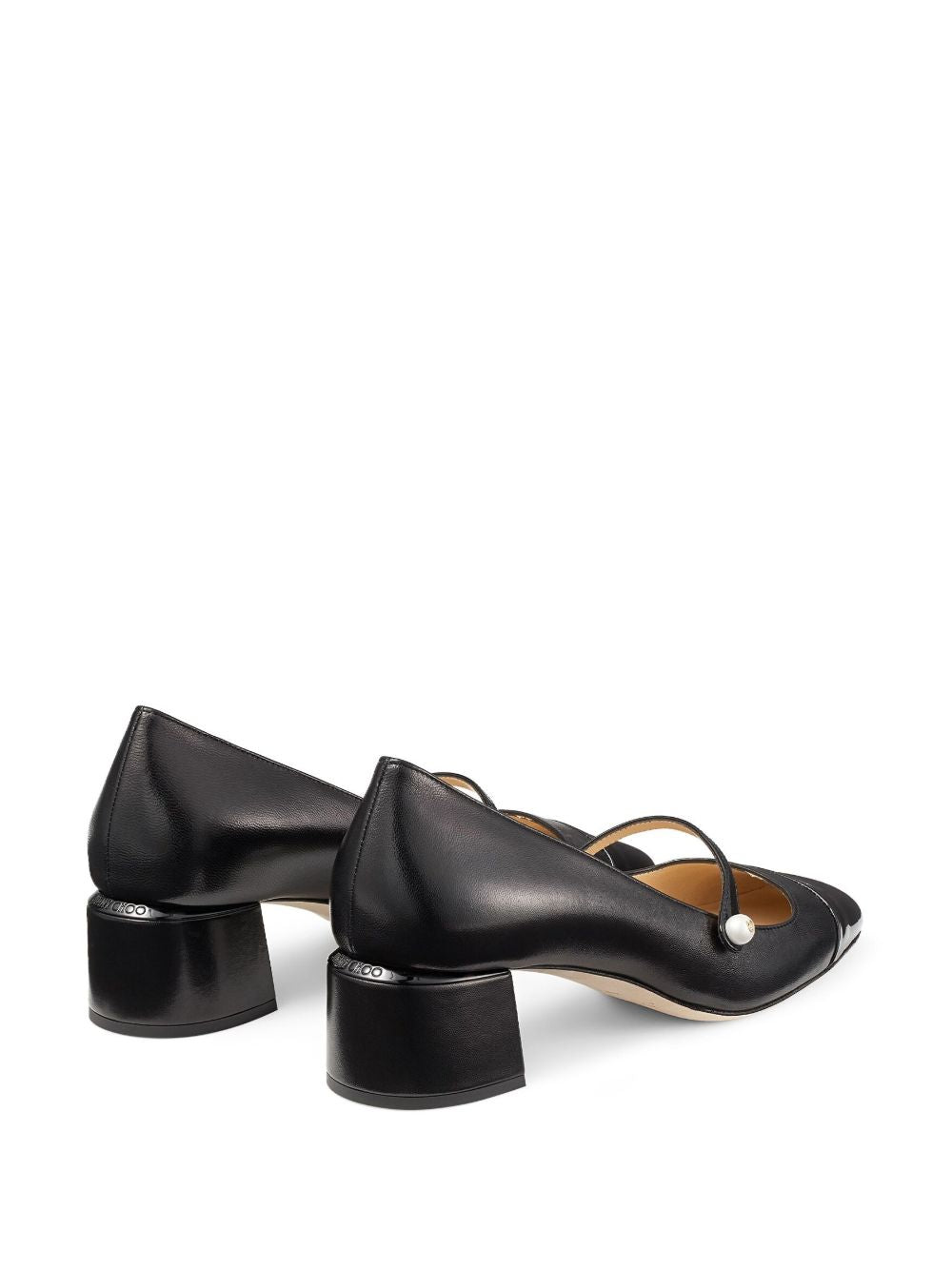 Jimmy Choo Elisa 45 Pumps prej lëkure Nappa dhe Patent