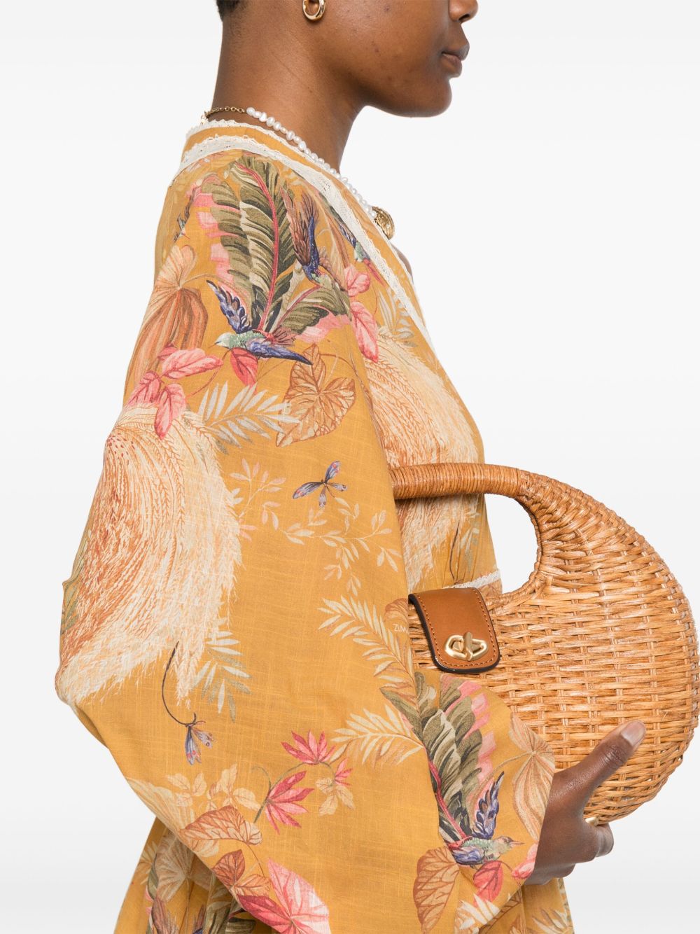 Fustan Mini Zimmermann Ascension me Ruffle