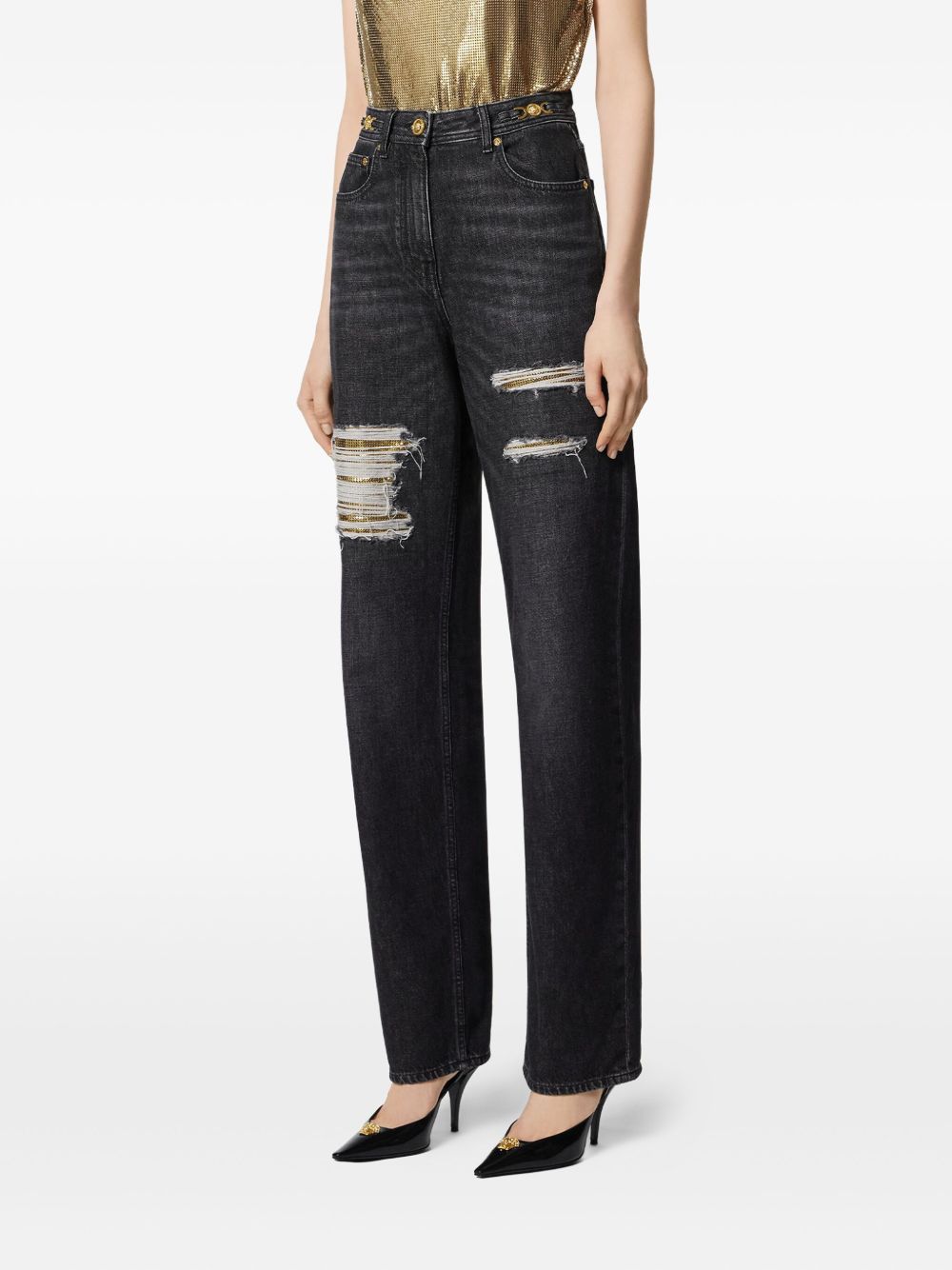 Xhinse Versace Metal Mesh me prerje të rregullt