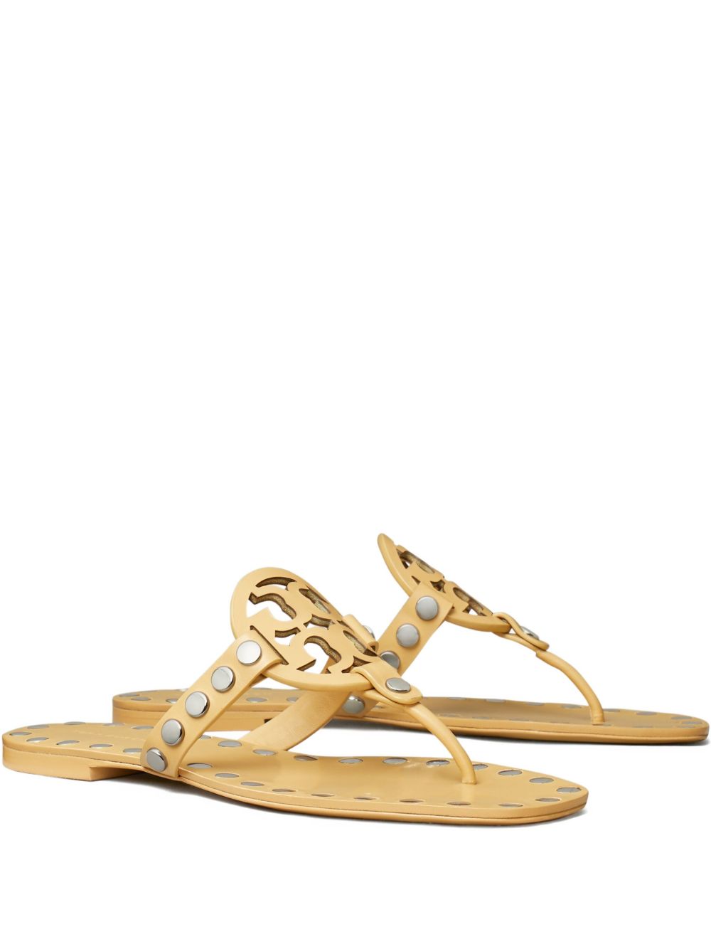 Sandale Tory Burch në ngjyrë bezhë