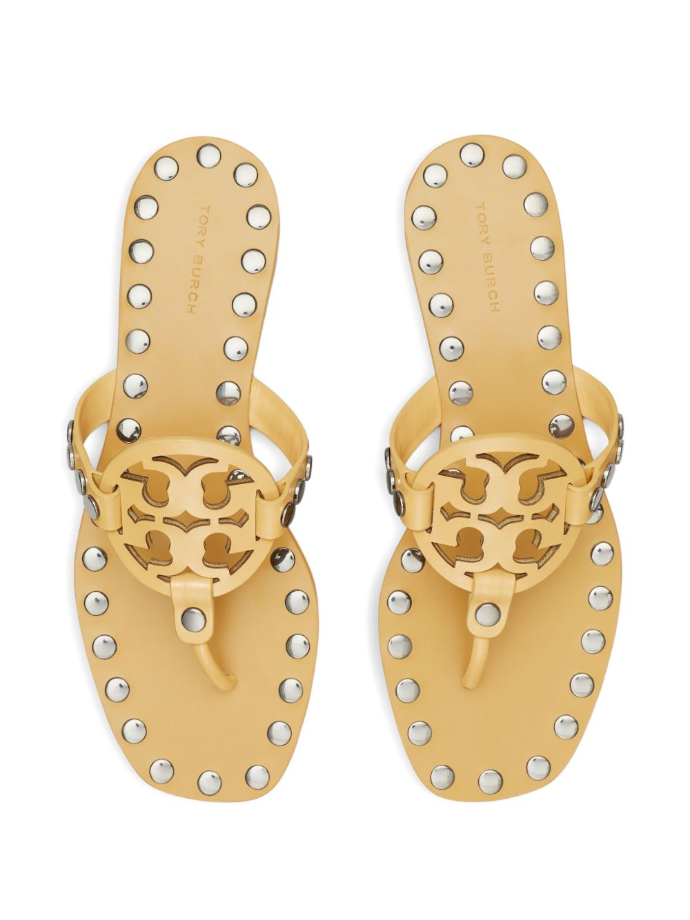 Sandale Tory Burch në ngjyrë bezhë