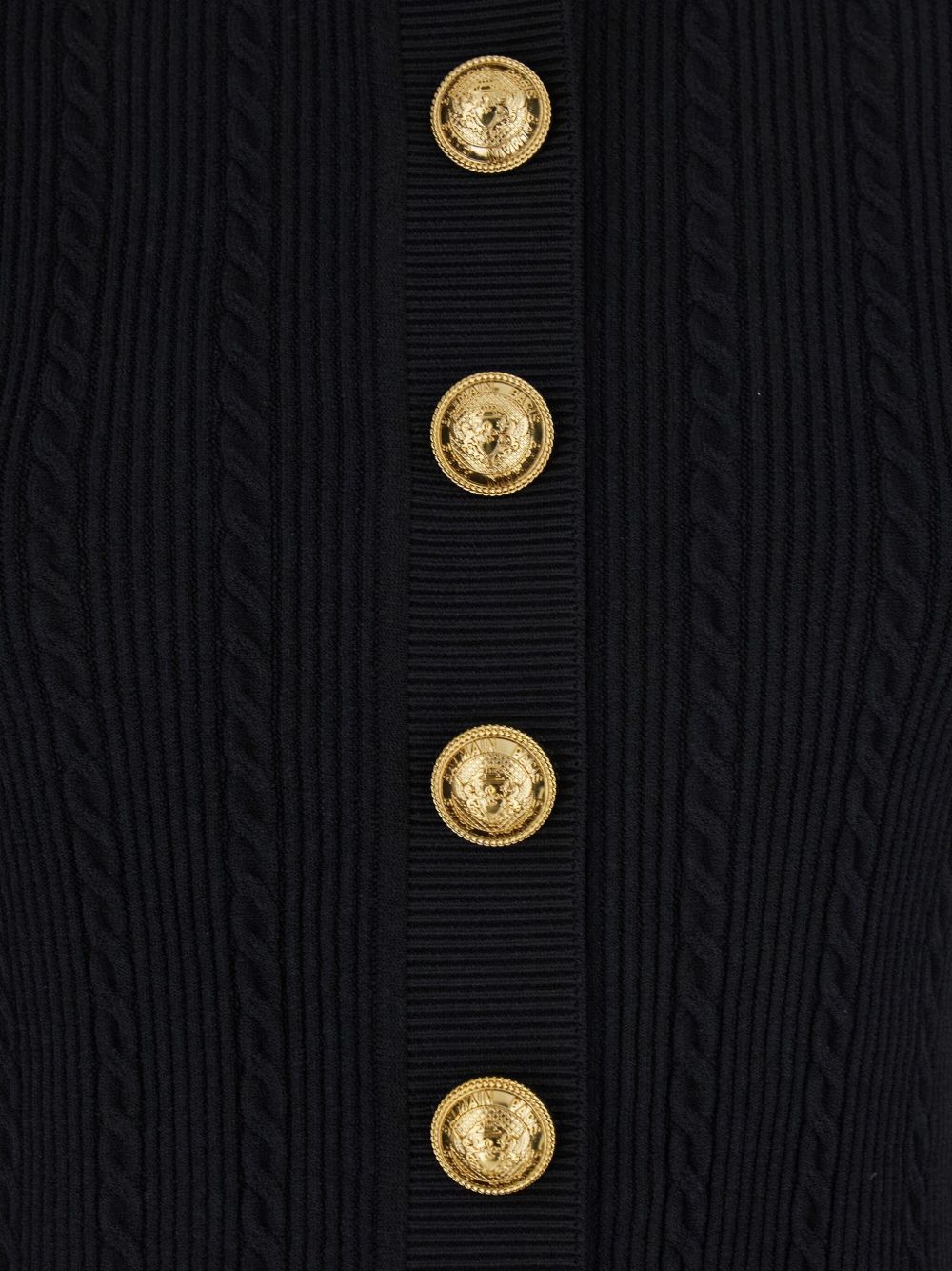 Kardigan i thurur Balmain me 4 xhepa