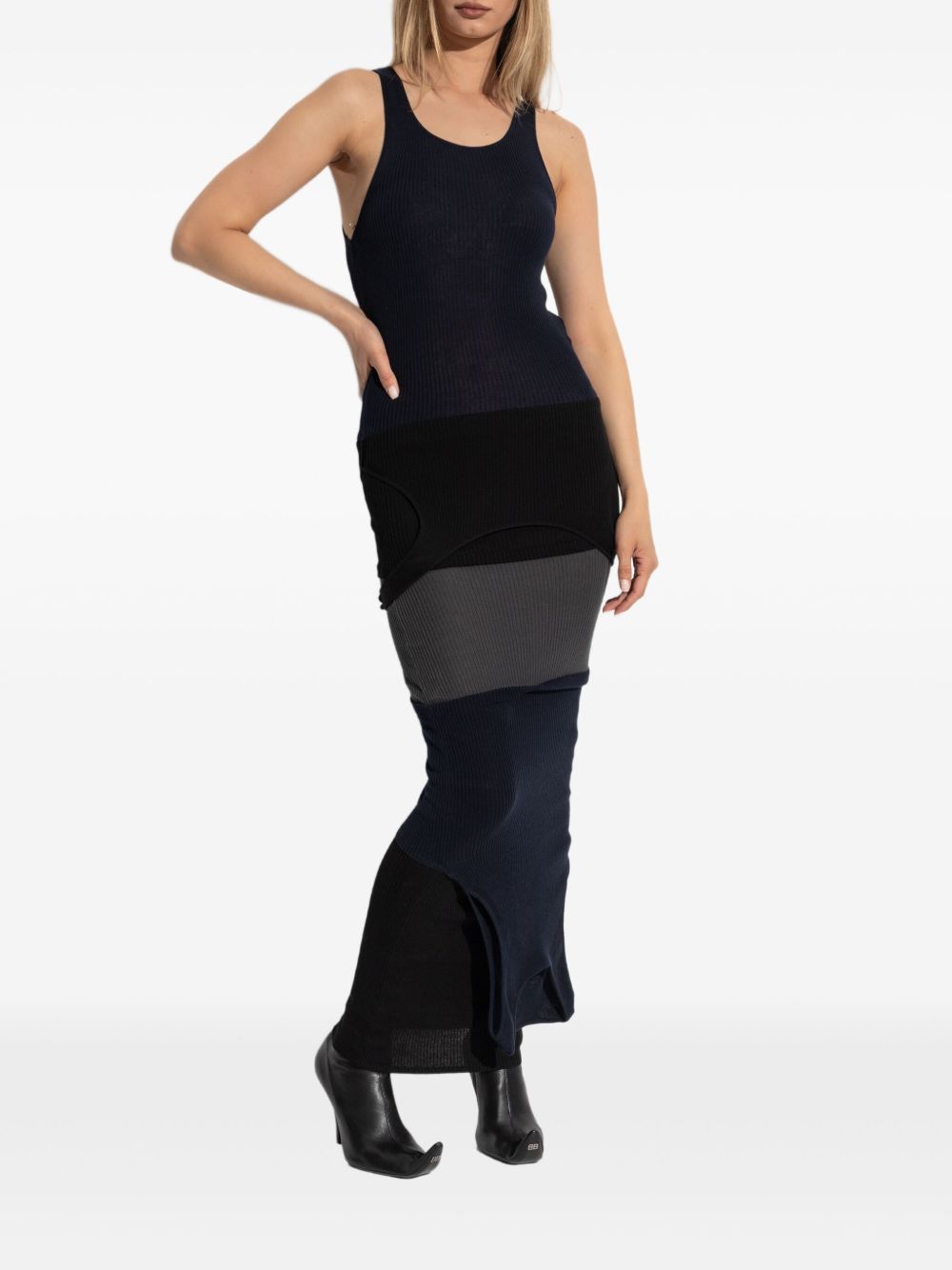 Fustan maxi pa mëngë Balenciaga