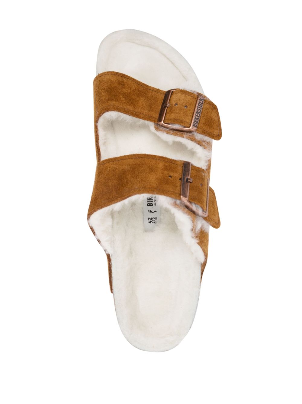 Sandale Birkenstock Arizona me lëkurë deleje