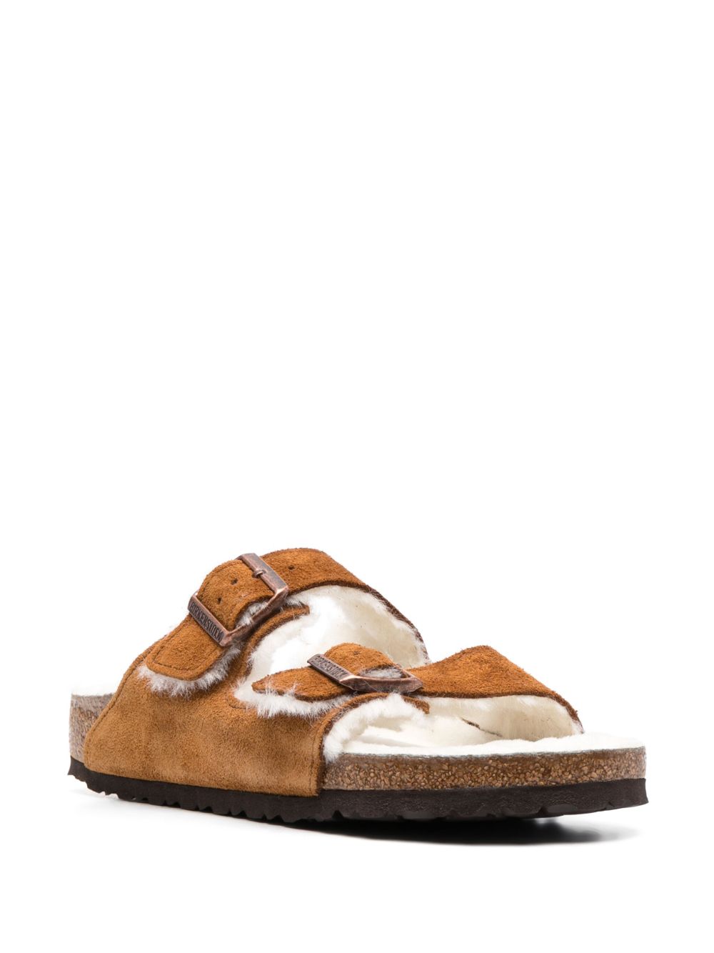 Sandale Birkenstock Arizona me lëkurë deleje