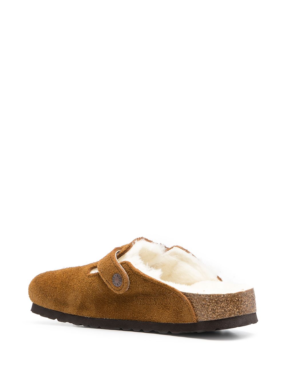 Sandale Birkenstock prej lëkure, kafe