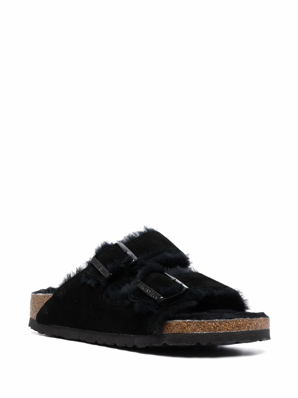 Birkenstock Arizona shearling-lined sandals