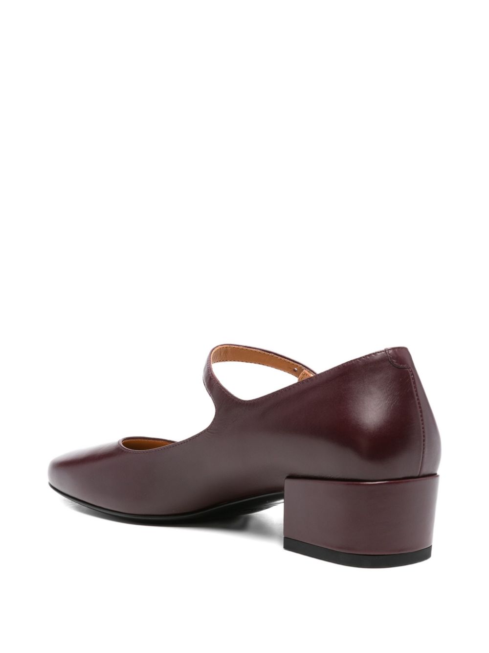 Këpucë me taka Tod's Mary Jane prej lëkure
