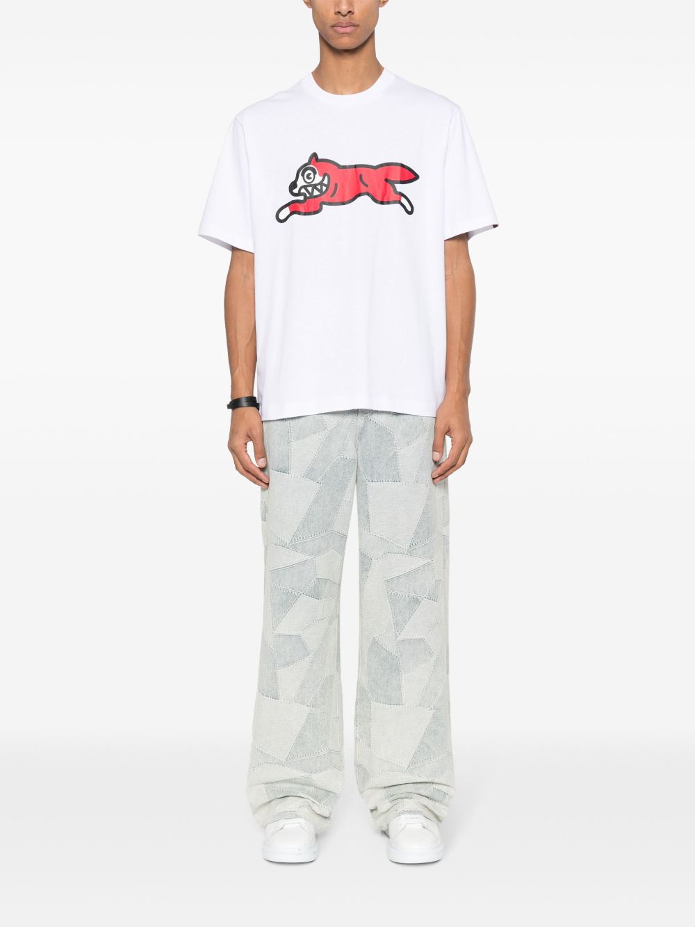 Icecream Running Dog cotton t-shirt