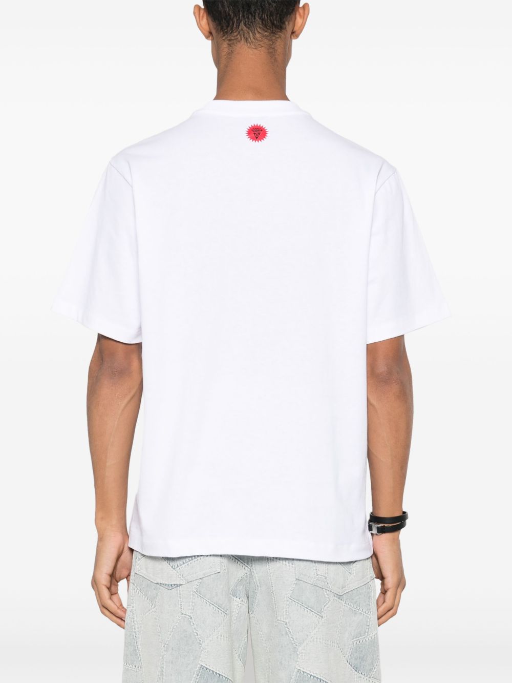 Icecream Running Dog cotton t-shirt