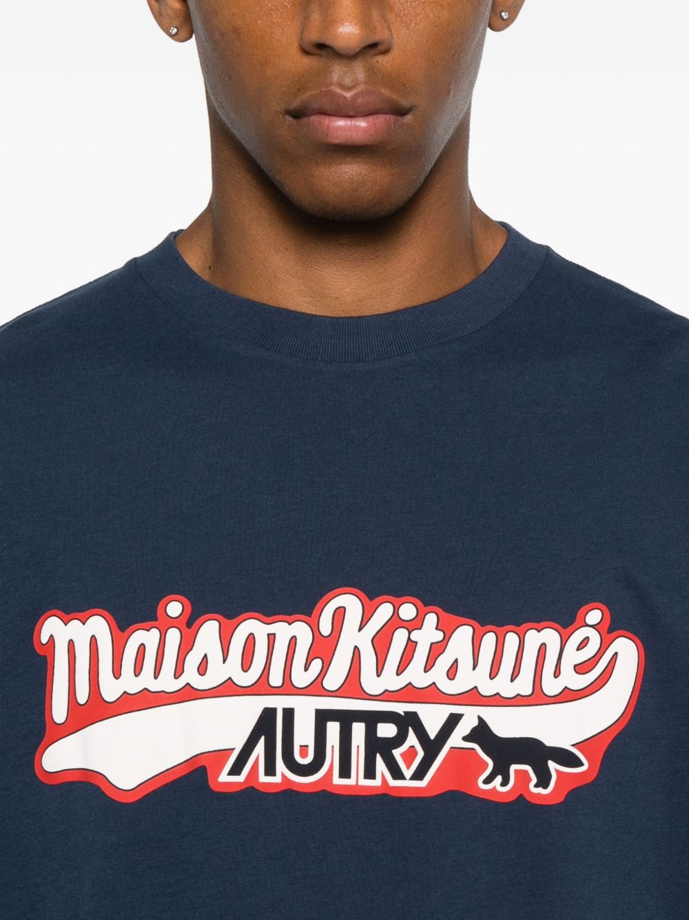 AUTRY X MAISON KITSUNE T-shirt / Polo Blu