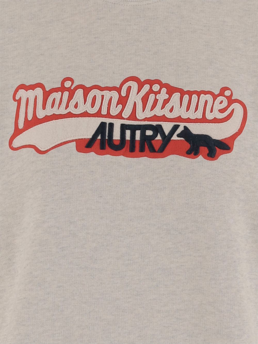 AUTRY X MAISON KITSUNE Triko Ngjyrë Ivori