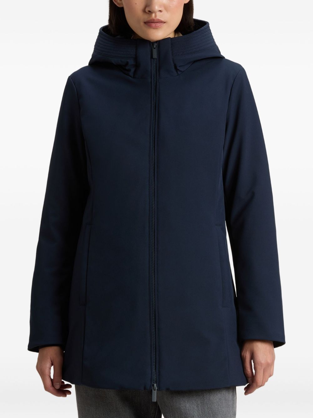 Woolrich ELASTANE|94% POLYESTER 6% ELASTANE Midi parka coat