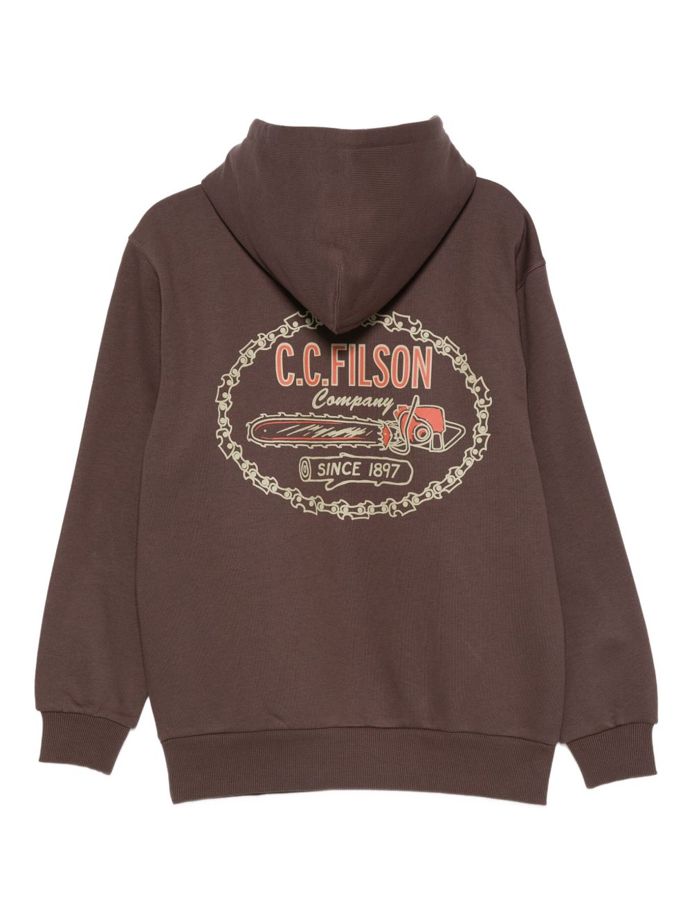 Filson Printed cotton hoodie