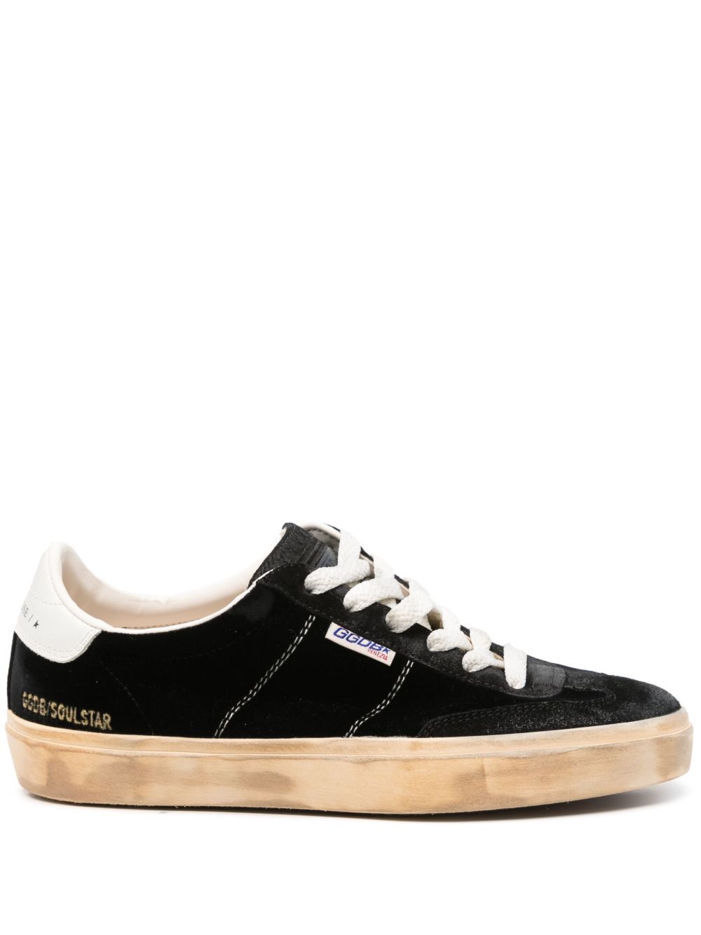 Golden Goose Soul Star in black velvet Sneaker
