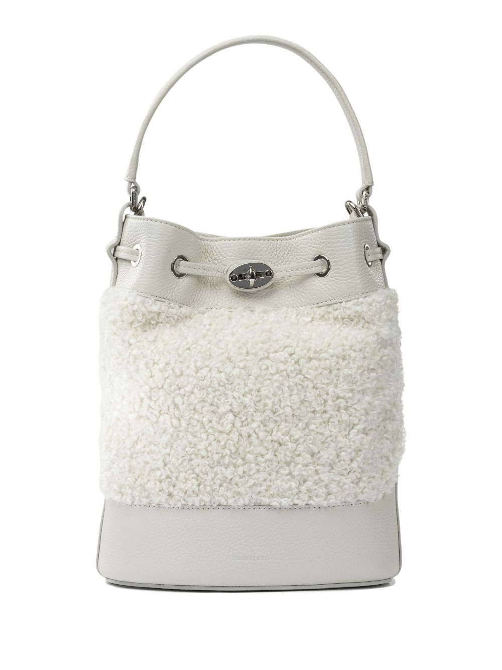 Zanellato Monda'® Small Bag In White Merinos Fabric