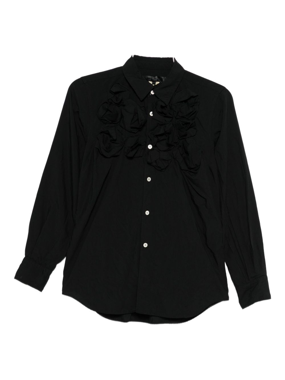 Comme Comme Floral Appliqué Shirt