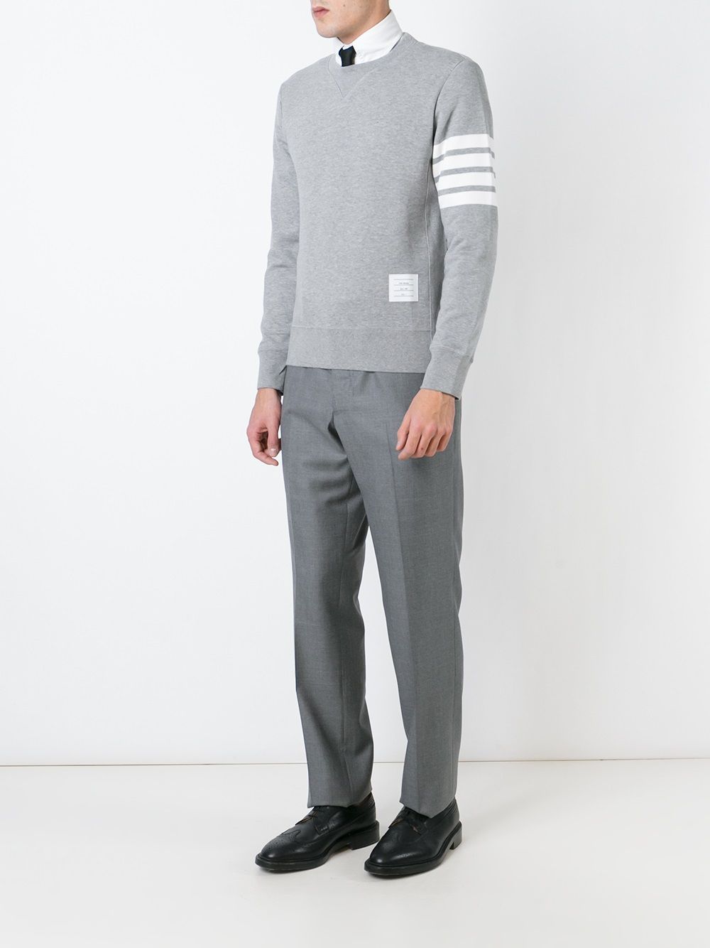 Thom Browne Relaxed fit Crafted in Japan Cotton crewneck sweatshirt