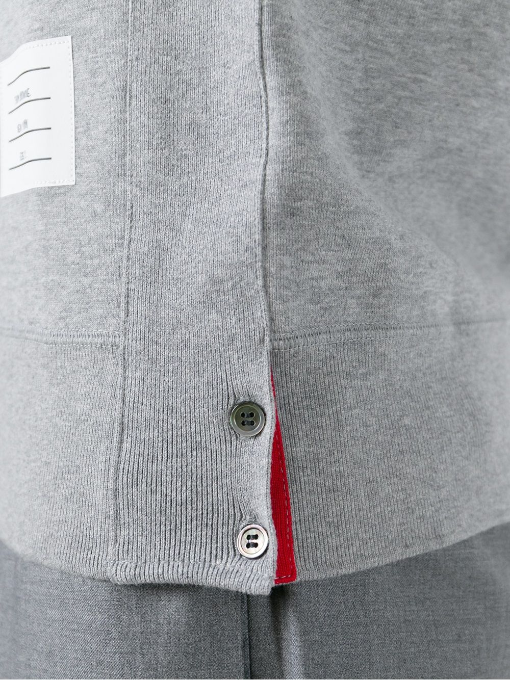 Thom Browne Relaxed fit Crafted in Japan Cotton crewneck sweatshirt
