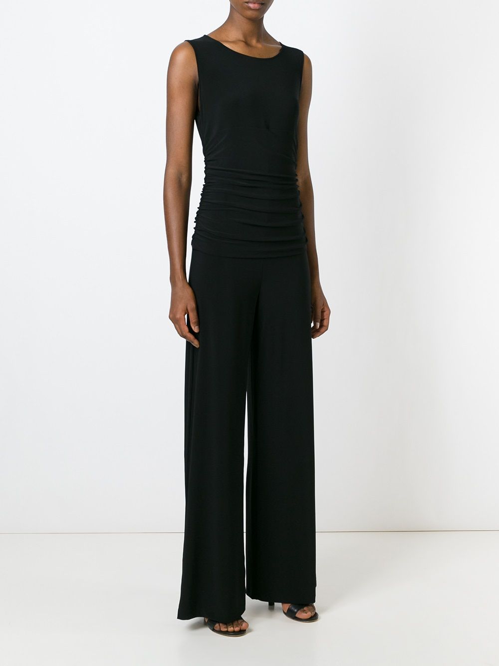 Norma Kamali Sleeveless crewneck jumpsuit
