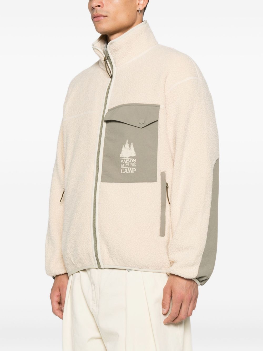 Maison Kitsuné casual fleece jacket