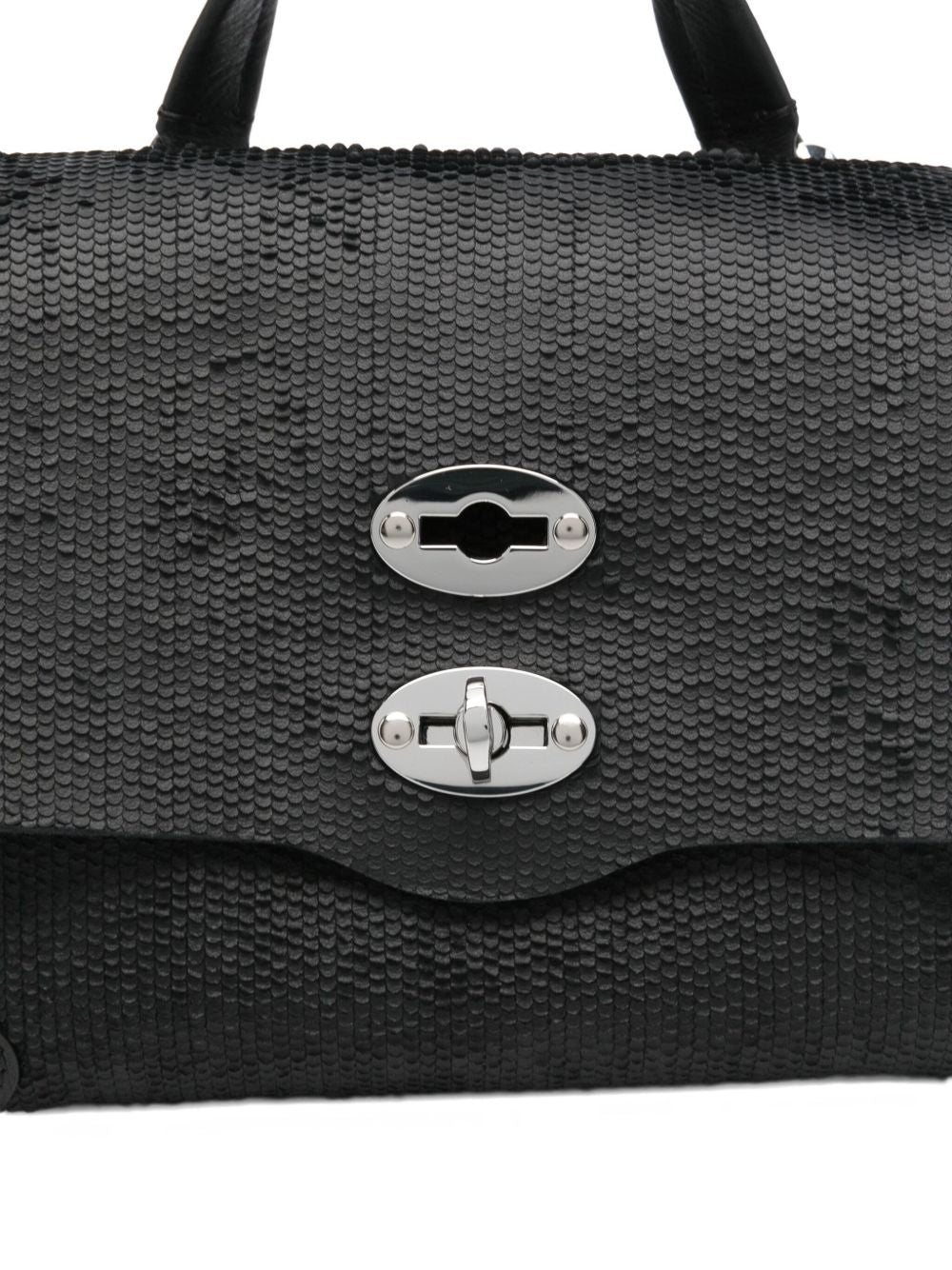 Zanellato Capsule Zanellato Postina® Baby Bag In Amoretto Black Etna Leather