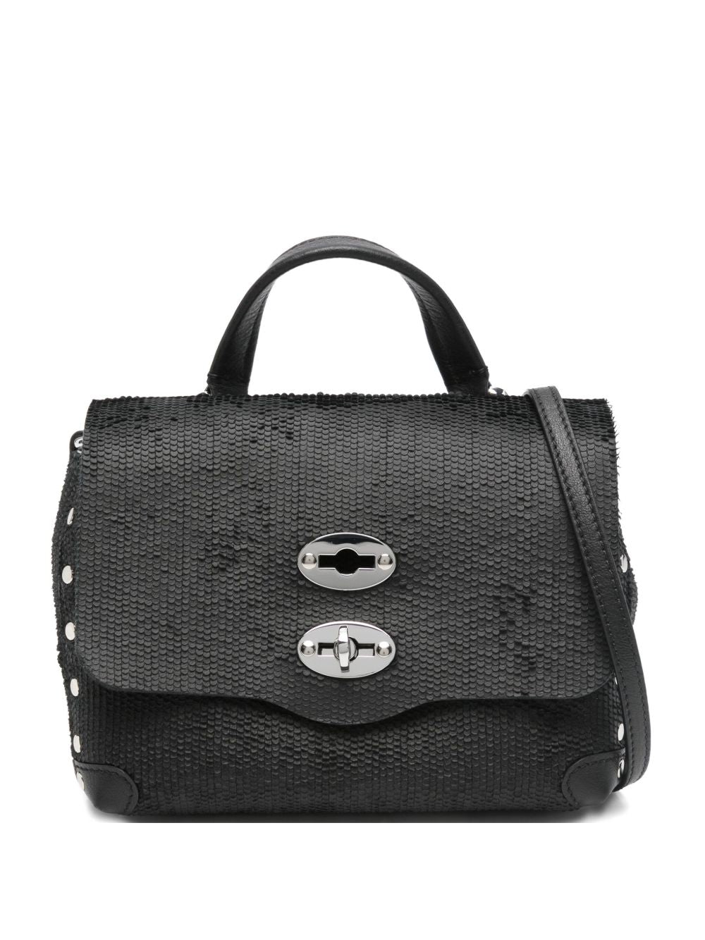 Zanellato Capsule Zanellato Postina® Baby Bag In Amoretto Black Etna Leather