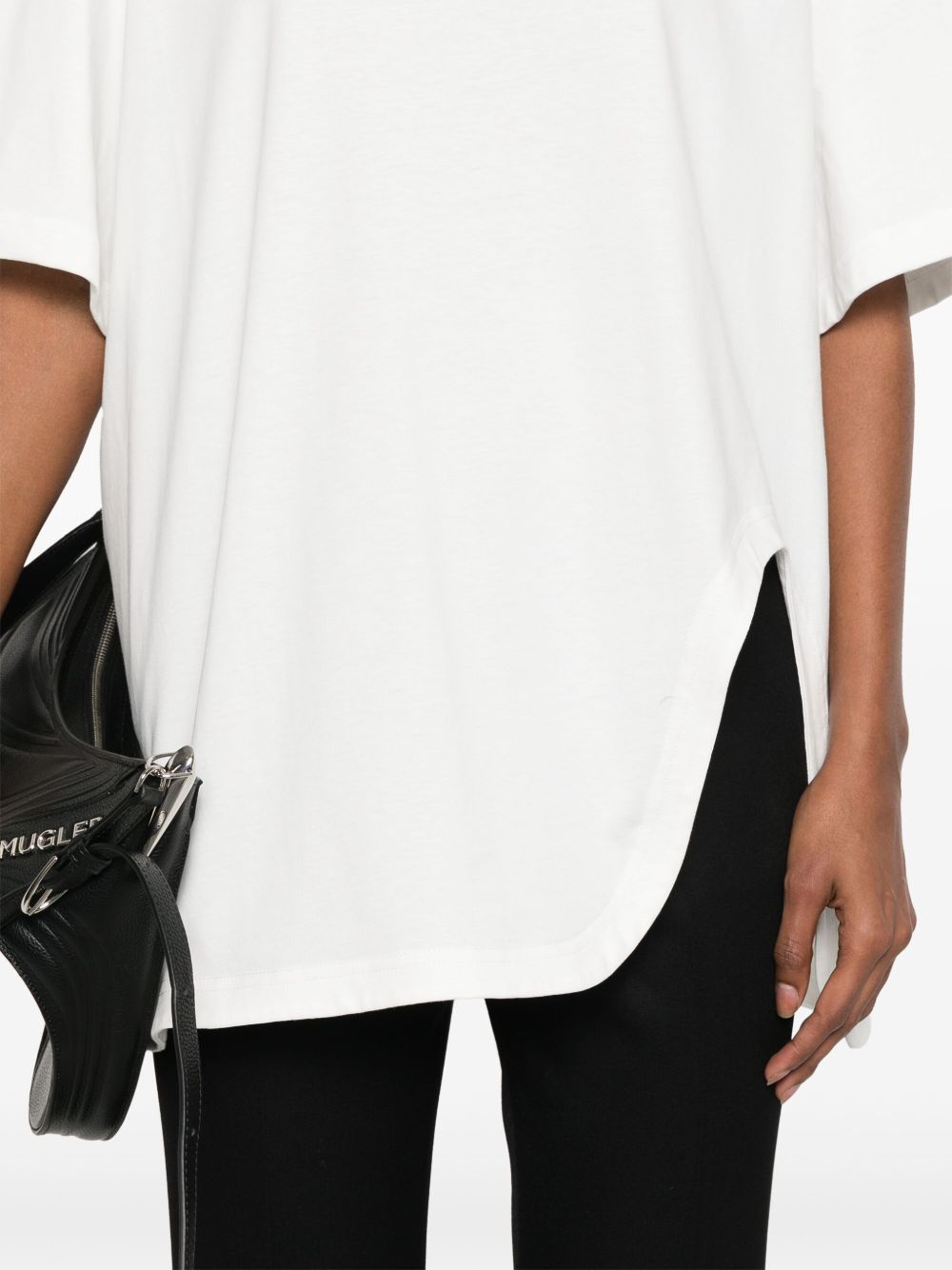 The Attico Asymmetric cotton t-shirt