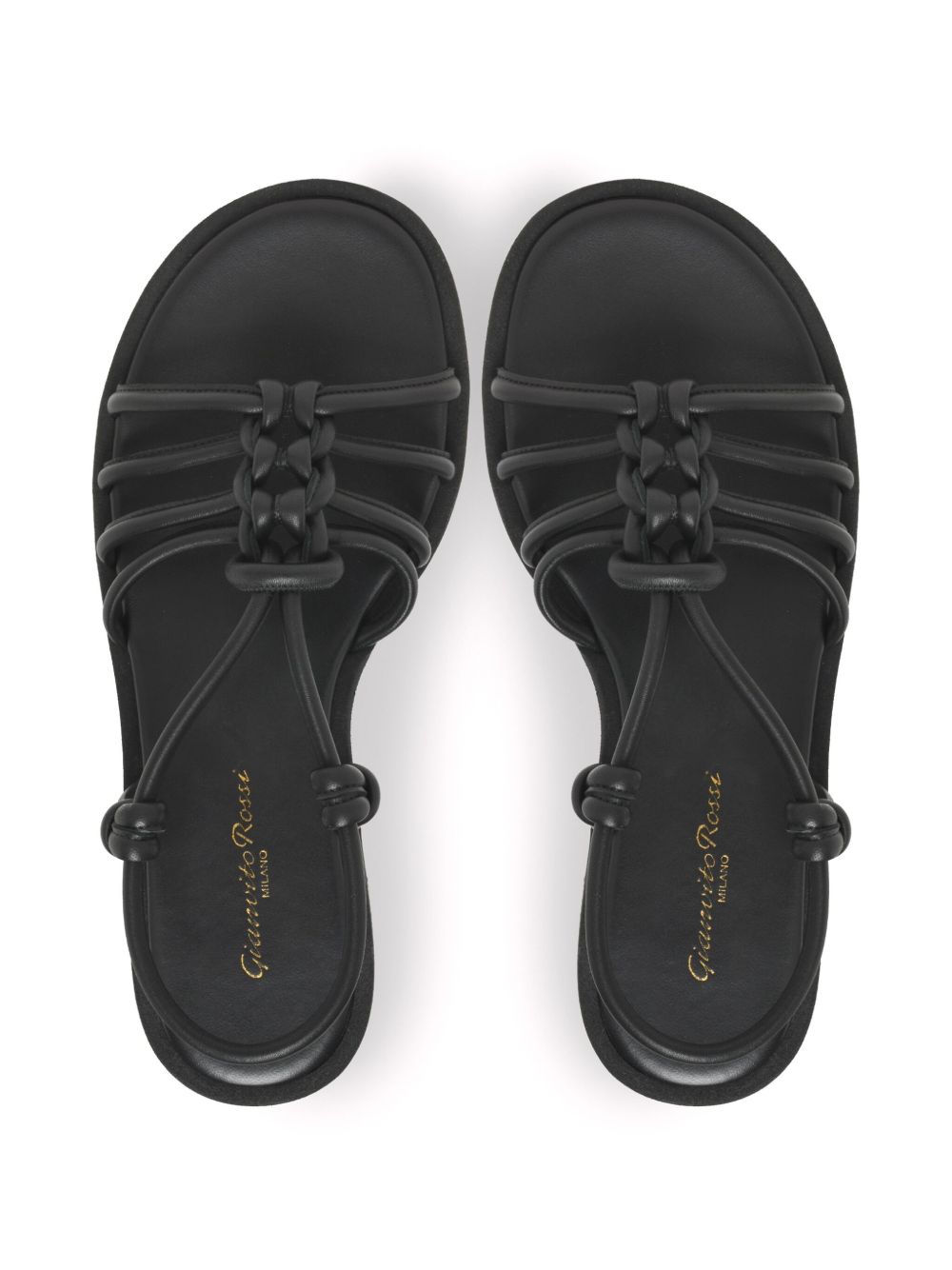 Gianvito Rossi Hebe leather platform sandals