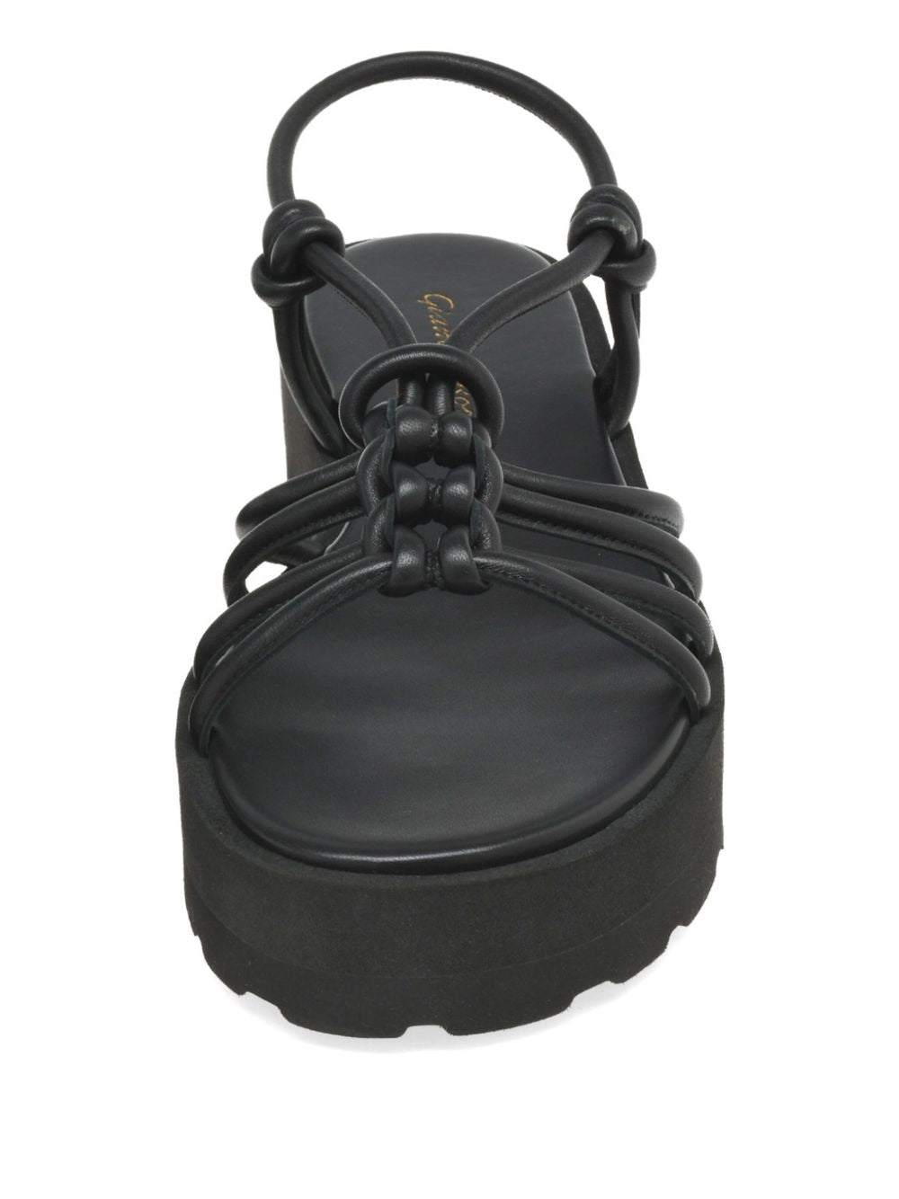 Sandale Gianvito Rossi në ngjyrë të zezë